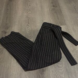 Wilfred Wool Blend High Rise Tie Front Pants